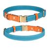 Genuine Leather Dog Collar Custom Engraved Anti-Lost Pet Medium Large Dogs