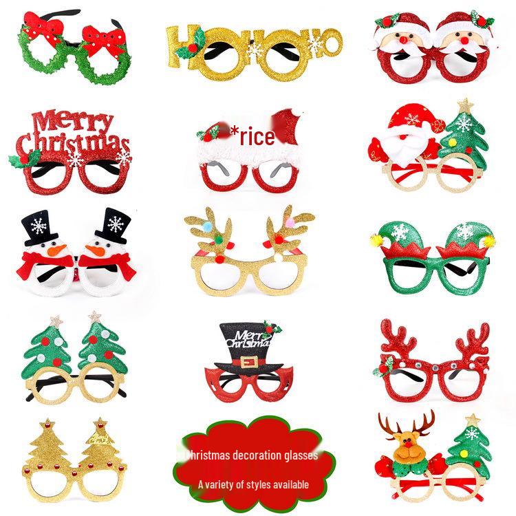 Festive Christmas Eyeglasses for Adults & Kids - Party & Gift Supplies