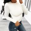 Women's Long-sleeved Black Bodysuit O-neck Spring Winter White Bodysuit Sexy Lady's Bodysuit Streetwear Suit Suit Bodysuit O-neck Bodysuit