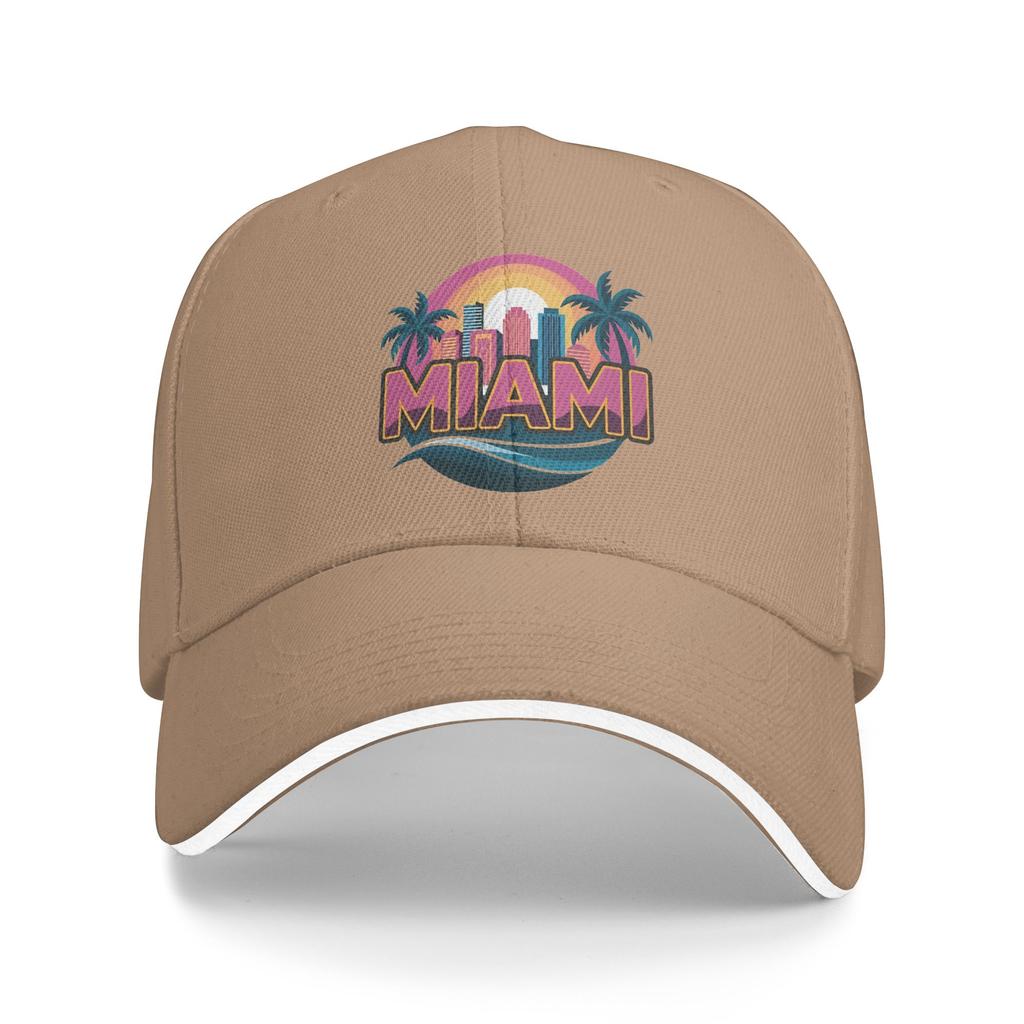 Haiti Flag Emblem Distressed Vintage Sandwich Cap Fitted Cap Sun Hats Adjustable Polyester Baseball Cap High Quality