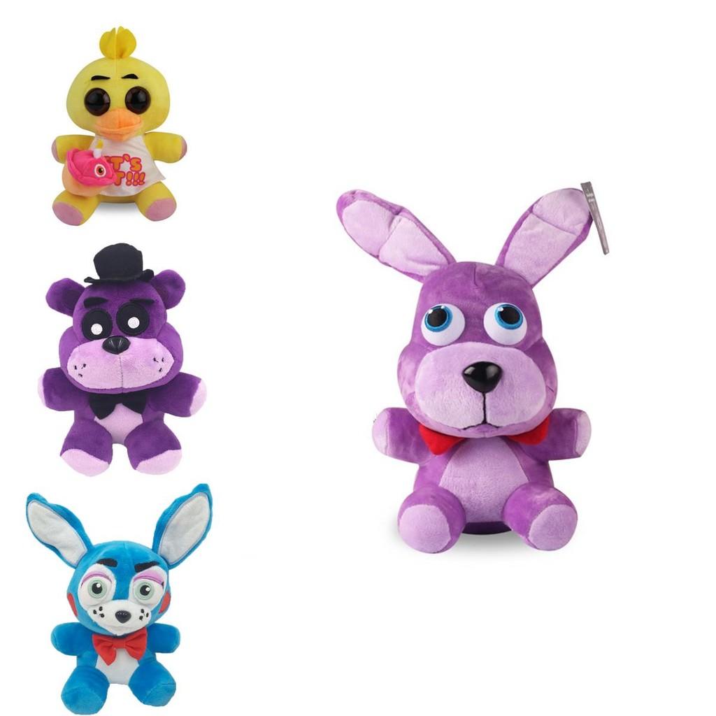 Fnaf Пять Ночей у Фредди Друзья Плюшевая Игрушка Мягкий Подарок 18/25см Желтый Коричневый Фиолетовый Синий Красный Белый
