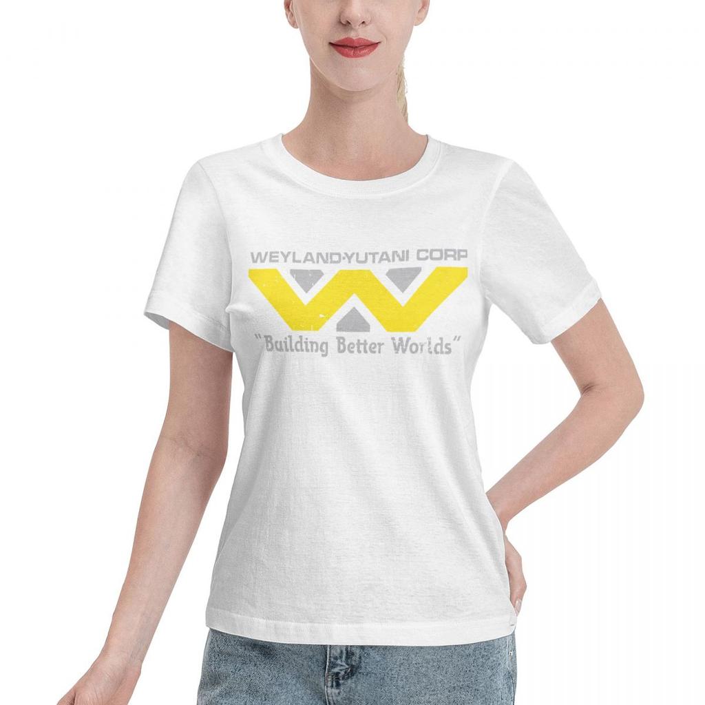 Ootd Favorite Aliens Weyland Yutani Corp Distressed Graphic Unisexs Tshirt Youthful Sport Casual Top