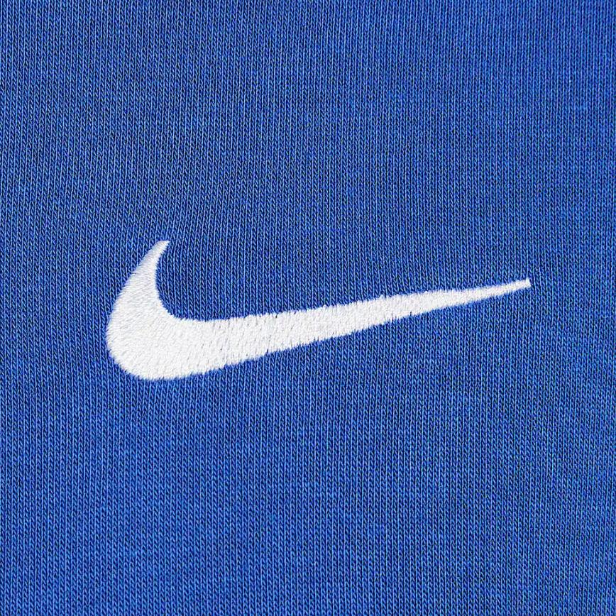 Nike Удобная повседневная спортивная толстовка с длинным рукавом с логотипом Мужские толстовки с капюшоном Royal-Blue White HF1177-493