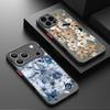 Винтажный чехол с цветочным узором для iPhone 17 Pro Max Магнитный для Magsafe Гибридный ТПУ+ПК Матовая крышка для iPhone 16 Pro Max 15 14 13 12 11 16E Air
