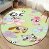 Littlest Pet Shop Round Area Rug,Carpet Rug for Living Room Bedroom Sofa Playroom Decor,Non-slip Floor Mat