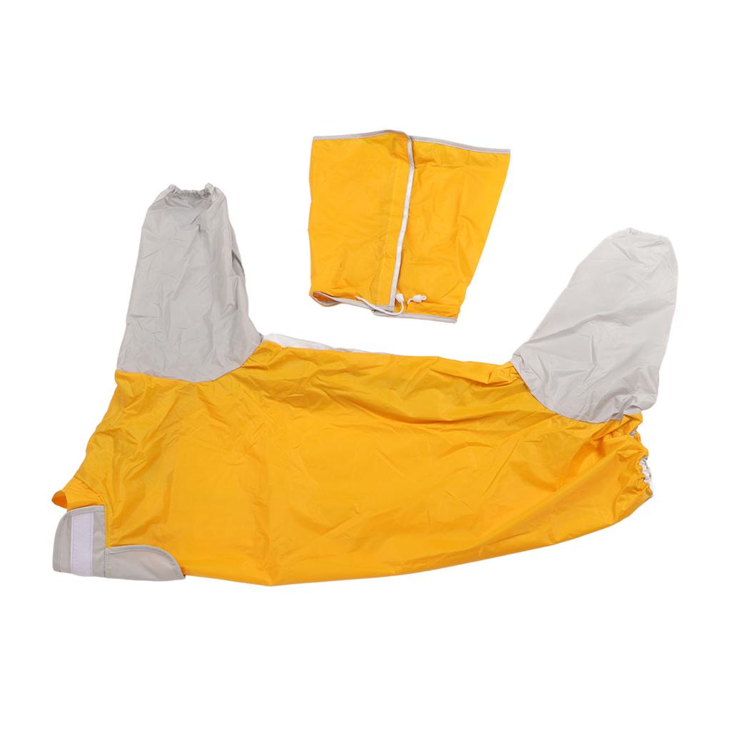 Pet Raincoat Waterproof Fabric Pet Rain Clothes All Inclusive Pet Stylish Raincoat for Large Dogs Golden Retriever