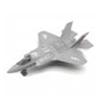 Большая модель истребителя F-35 из сплава с механизмом оттягивания, Музыкальный светодиодный самолет