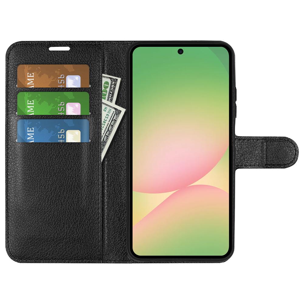 For Samsung Galaxy A57 5G Case Wallet Stand Litchi Texture Shockproof Leather Phone Cover