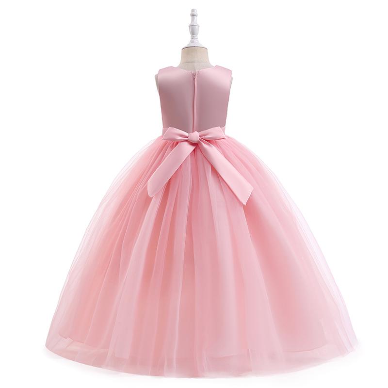 Children Girls Dress Summer Party Birthday Wedding Dresses Kids Elegant Princess Dresses Evening Long Dresses