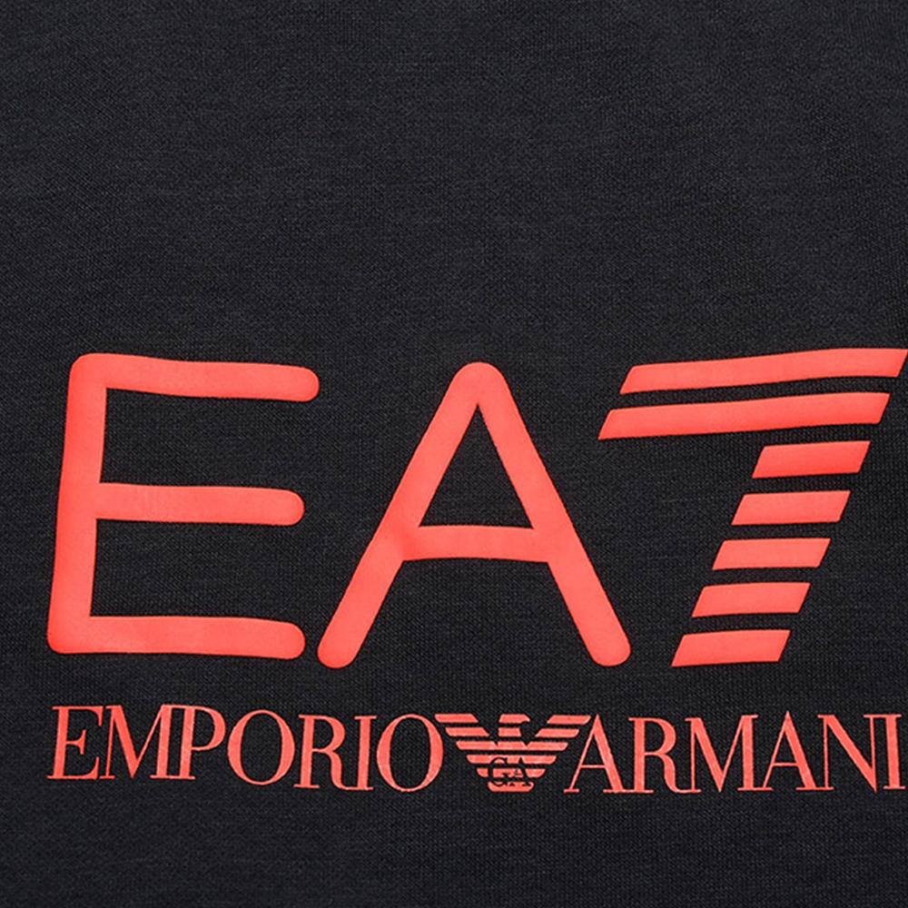 Emporio Armani Ventus7 Свитшот с цветовыми блоками и логотипом Мужские свитшоты Черный 6KPM41-PJANZ-1578