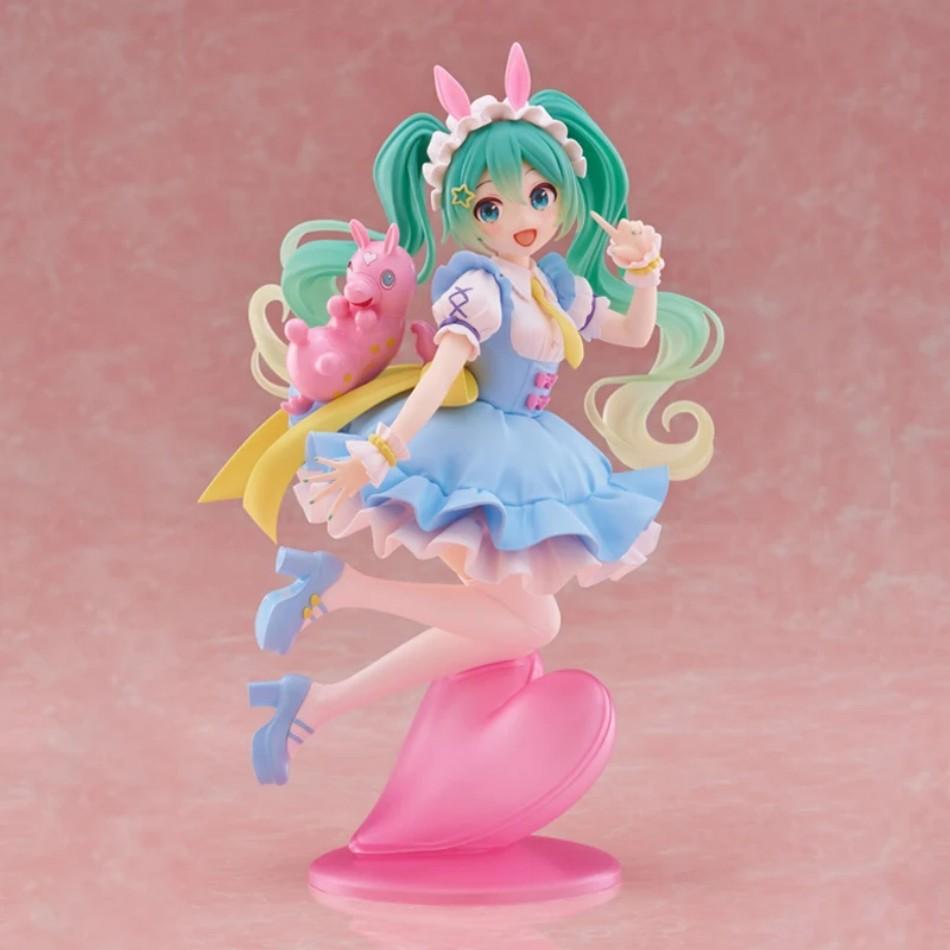 Hatsune Miku Rody Wonderland Anime PVC Action Figurine  AMP Fairy Tale Series Collectible Model Toy Birthday Gift for Fans