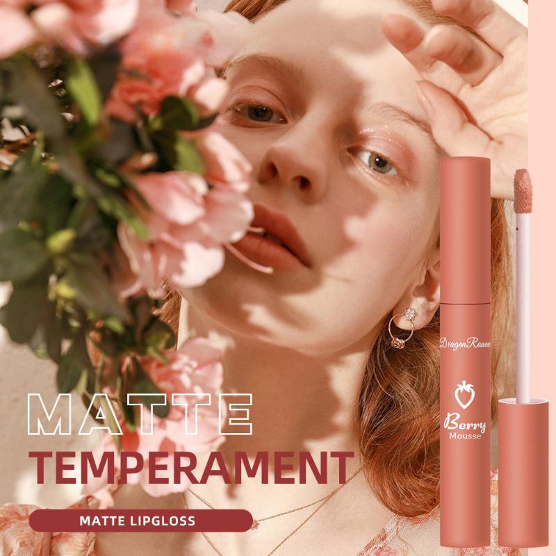 12 цветов телесного цвета, матовый блеск для губ, долговечная бархатная помада, водонепроницаемая, не выцветающая, с антипригарным покрытием, помады для женщин, косметика для макияжа