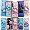 Чехол с эстетикой отпечатка лапы для Realme C67 C63 C55 C53 C35 C25 C21 GT 2 3 5 6 10 11 12 13 Pro Plus 5G Мягкий ТПУ Чехол для телефона Сумки