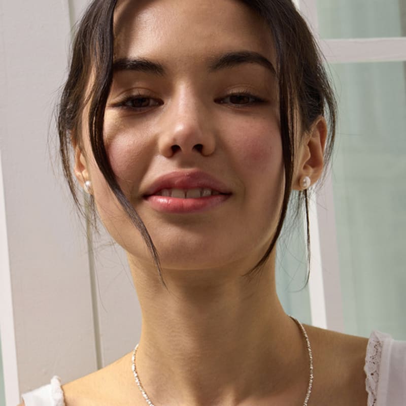 eenie beenie basic freshwater pearl silver earrings ENJ24EW010