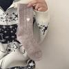 Женские зимние новые утолщенные шерстяные носки с вышивкой «Любовь»