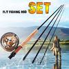 Fly Fishing Kit  5/6 7/8 Fly Reel 2.7m Carbon Rod Full Metal Fishing Reel Combo Fish Tackle Pesca