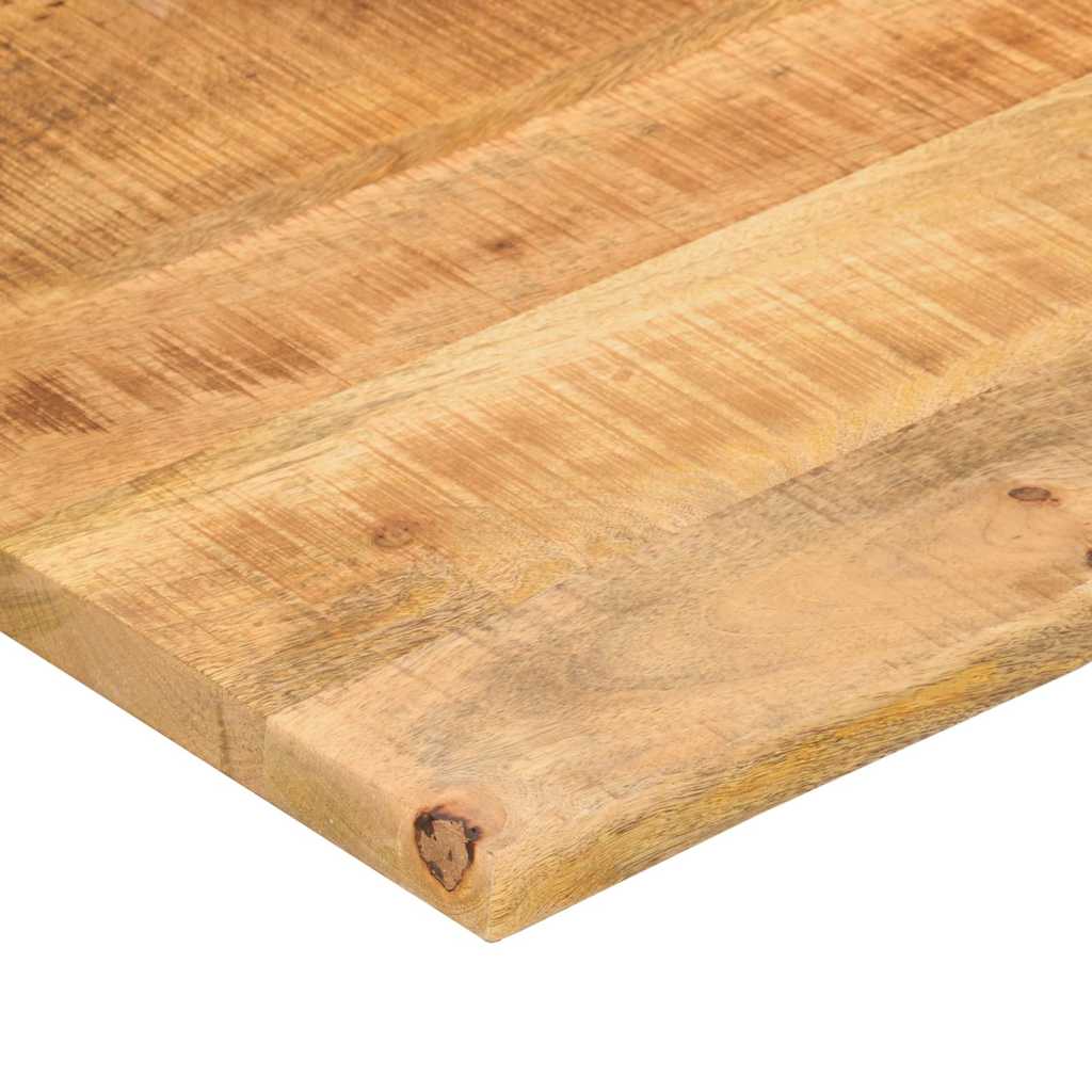 Vidaxl Blat Biurka, Z Wycięciem, 90X50X2,5 Cm, Surowe Drewno Mango