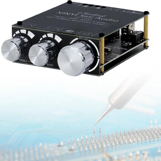 Bluetooth-совместимый модуль 5.0 TPA3116D2, плата усилителя мощности, 2x100 Вт, стерео цифровой усилитель мощности, модуль стерео, регулировка высоких и низких частот