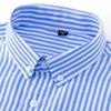 Men's Shirt Long Sleeve Shirt Men's Casual Shirt Men's Striped Polyester Men's Inch Shirt