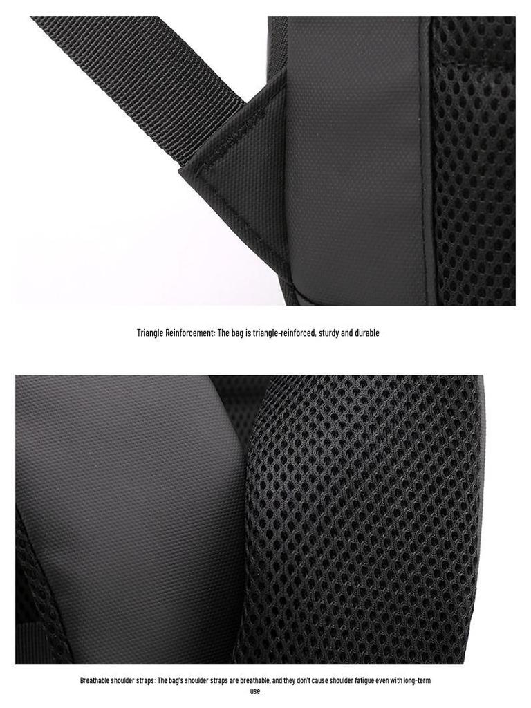 Men's Large Capacity Multifunctional Commuting Backpack for Business, Travel, and School