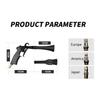 Air Blow Gun with Nozzle and Brush High Pressure Car Cleaning Gun Kit with Europe America Japan Connectors Detailing