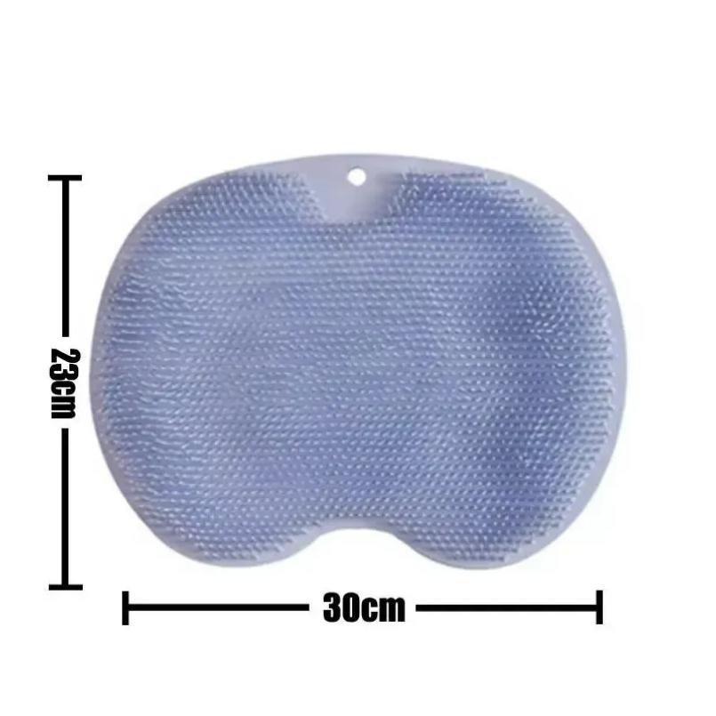 Wash The Foot Brush Body Cleanser Silicone Sponge Bath Massage Mat Shower Back Brush Wall Mounted Foot Wash Mat With Suction Cup