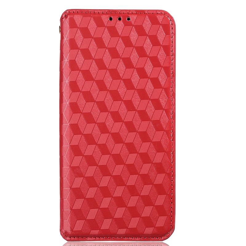 Кожаный чехол для телефона TCL 40SE: Магнитная 3D-текстура, Слот для карт, Функция подставки, Стиль кошелька