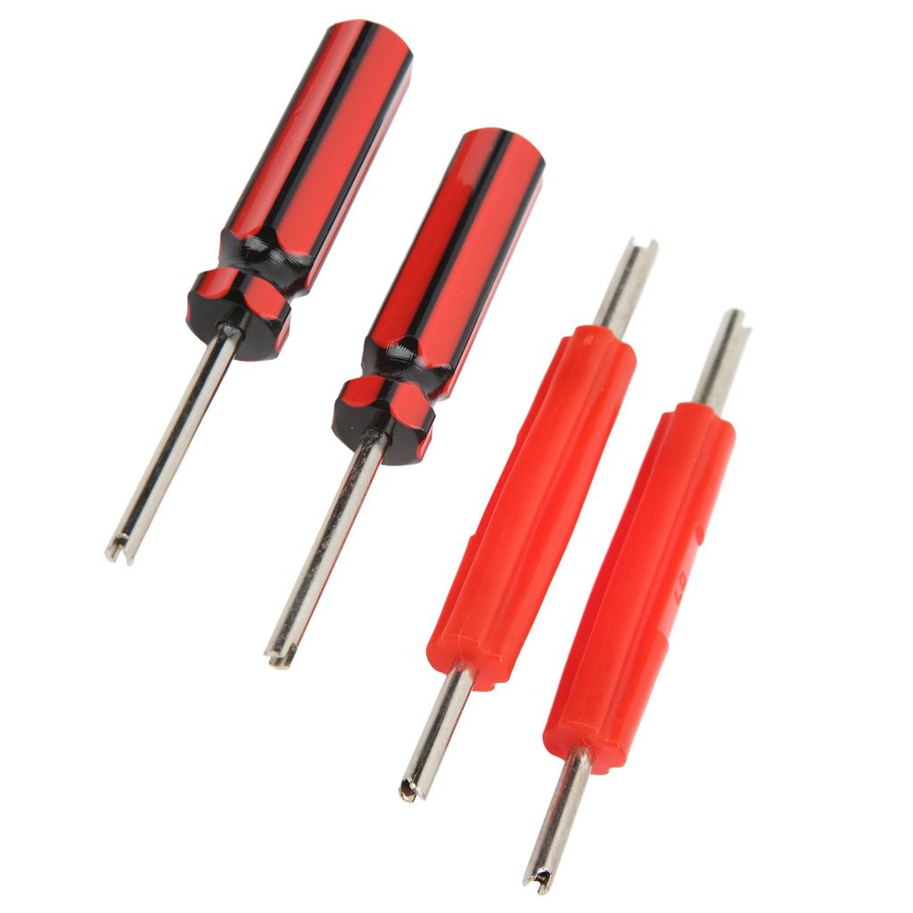 6шт. Набор инструментов для снятия сердечника вентиля шин, установщик, одинарный, двойной, 4-ходовой клапан, инструмент для легковых и грузовых автомобилей