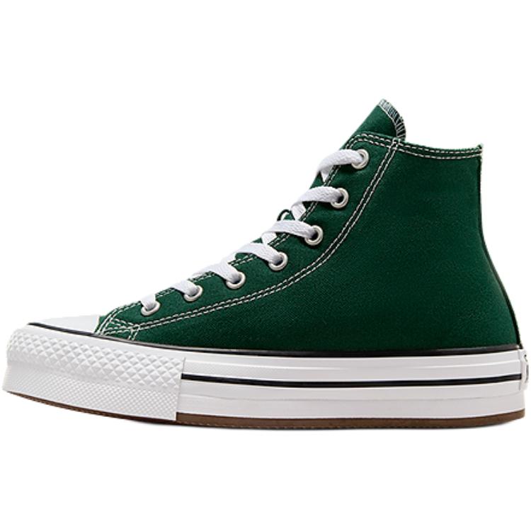Converse Кеды Chuck Taylor All Star Низкие, устойчивые к ударам и истиранию, Детские, Холщовые, Зеленые, для Подростков A09291C