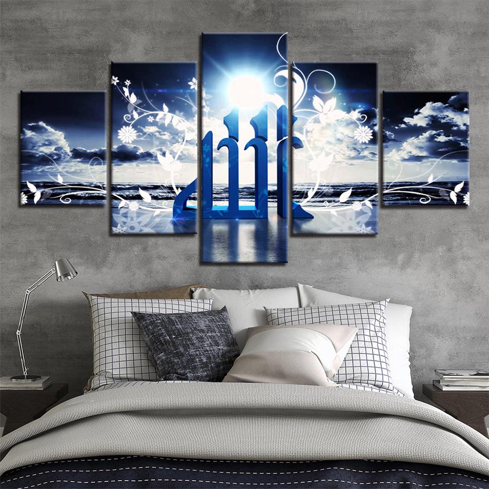 Картина Абстрактная Исламская Картина Украшение Домашнего Настенного Искусства Плакаты И Принты Картина Жикле Художественная Работа