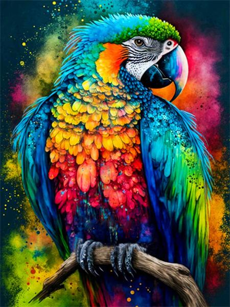 5d Diy Алмазная картина Попугай Набор для вышивки крестом Мозаика Красочные Птицы Квадрат/Круглый Домашний Декор Вышивка Картина