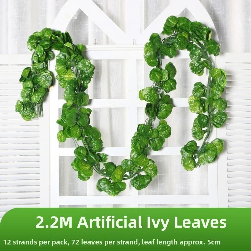 Plastic Artificial Ivy Vines Green Leaves Artificial Ivy Garlan Wedding Party Decor