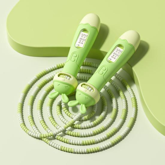 Jump Rope with Counter Length Adjustable Tangle-free Ergonomic Handle Skipping Rope Workout Fitness