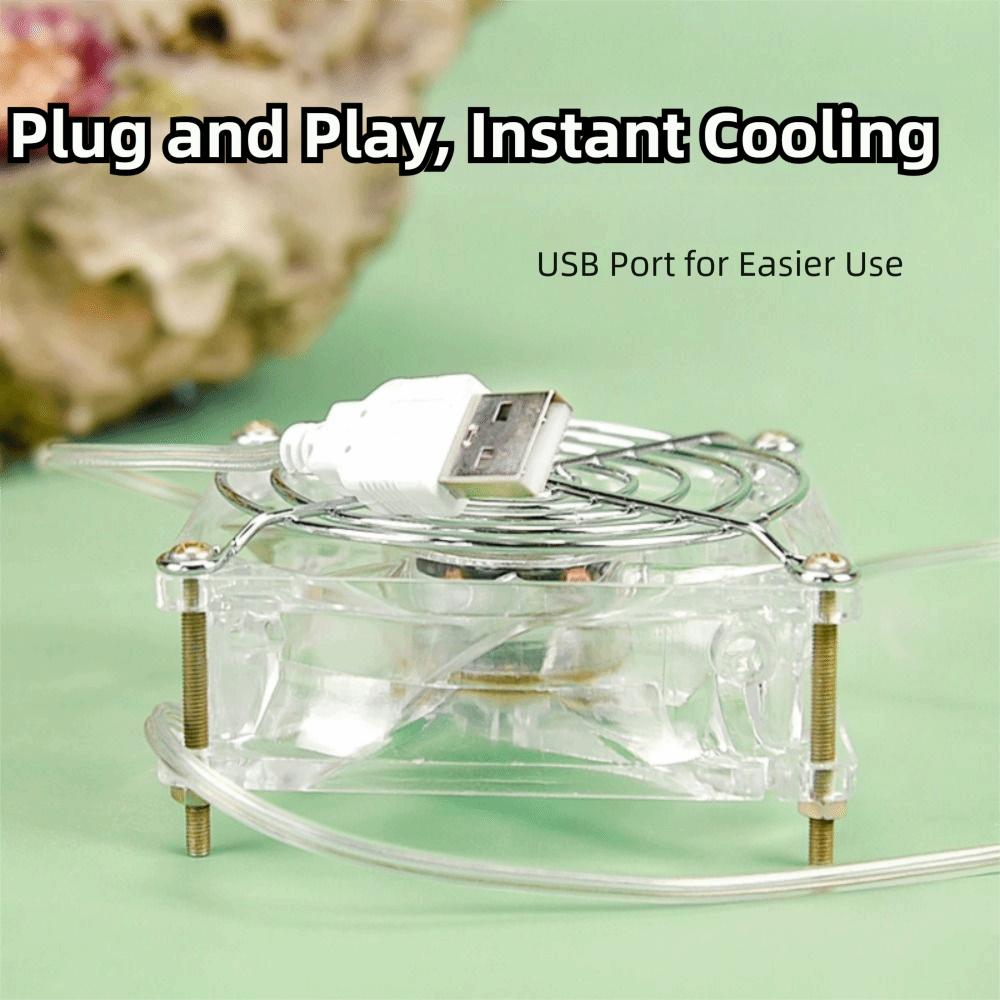 Low Noise Pet Cage Cooling Fan Lightweight Mini Cooling Fan Hamster Cooling Fan Summer Season