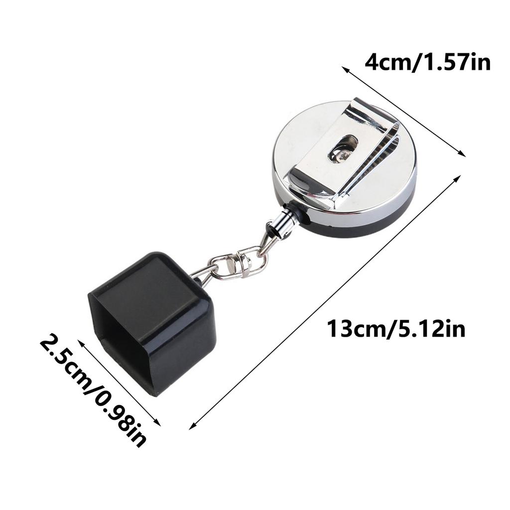 Портативный держатель для мела для бильярда, выдвижной держатель для мела с зажимом для ремня, держатель для мела для бильярдного кия, простой в использовании