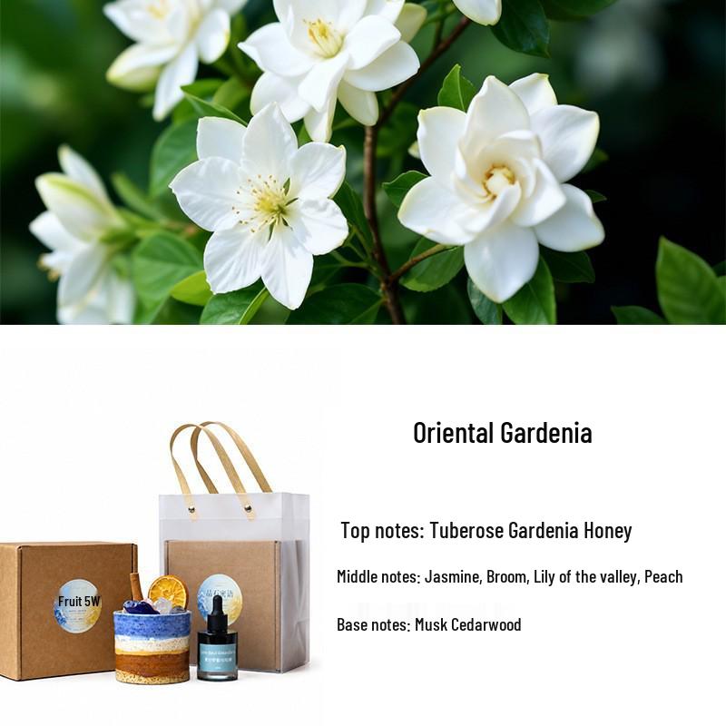 Flameless Aromatherapy Essential Oil Diffuser with Crystal Beads - High-End Birthday Gift and Fragrance Ornament for a Luxurious Bedroom Atmosphere