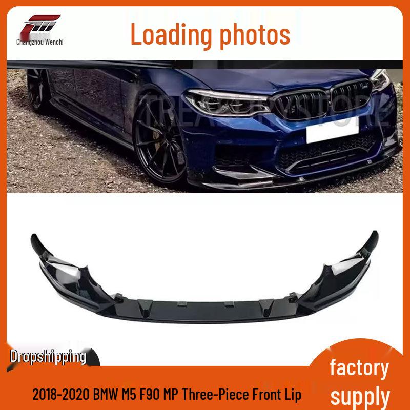 2018-2020 BMW M5 F90 Спортивный Комплект Переднего Разделителя Губы в Стиле MP