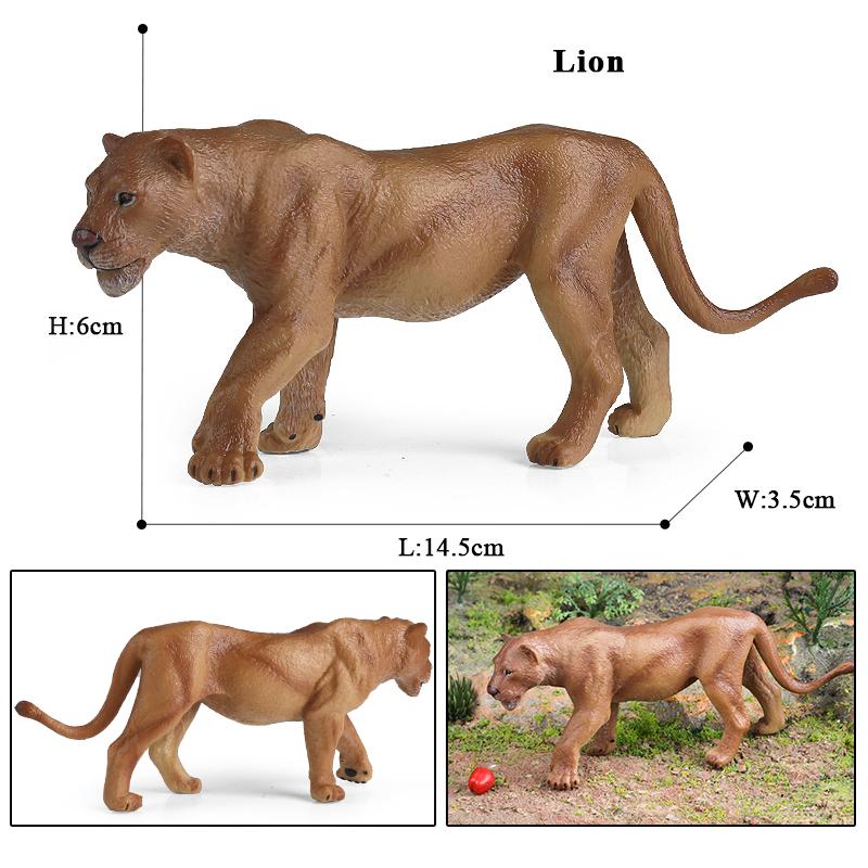 Oenux Оригинал Африканские Дикие Животные Симуляция Свирепый Бенгальский Тигр Сибирский Тигр Белый Тигр Лев ПВХ Модель Обучающие Игрушки