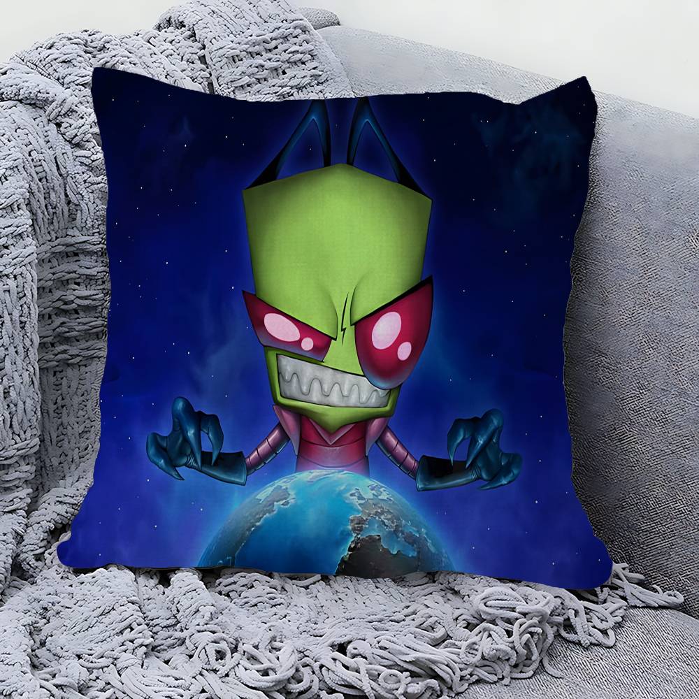 LInvader Zim Cartoon Lucky Dragon pillow cover sofa cushion cover home room decoration children gift