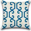 (Colorful Geometry) Cushion Covers Decorative Linen Throw Pillow Case Sofa Car Pillowcase for Home Bed Decor