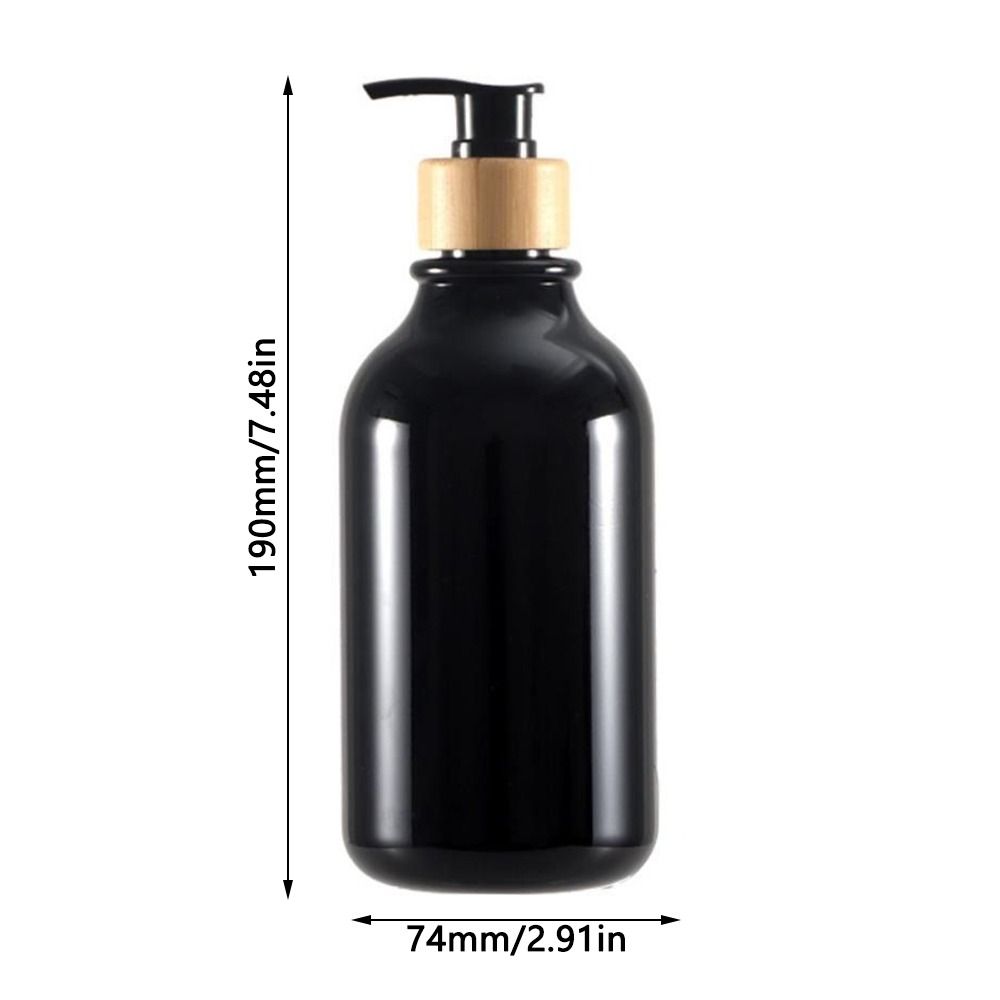 Пустая бутылка для хранения Декор Дозатор для мыла Аксессуары для ванной комнаты Бутылка с помпой для шампуня Бамбуковая помпа