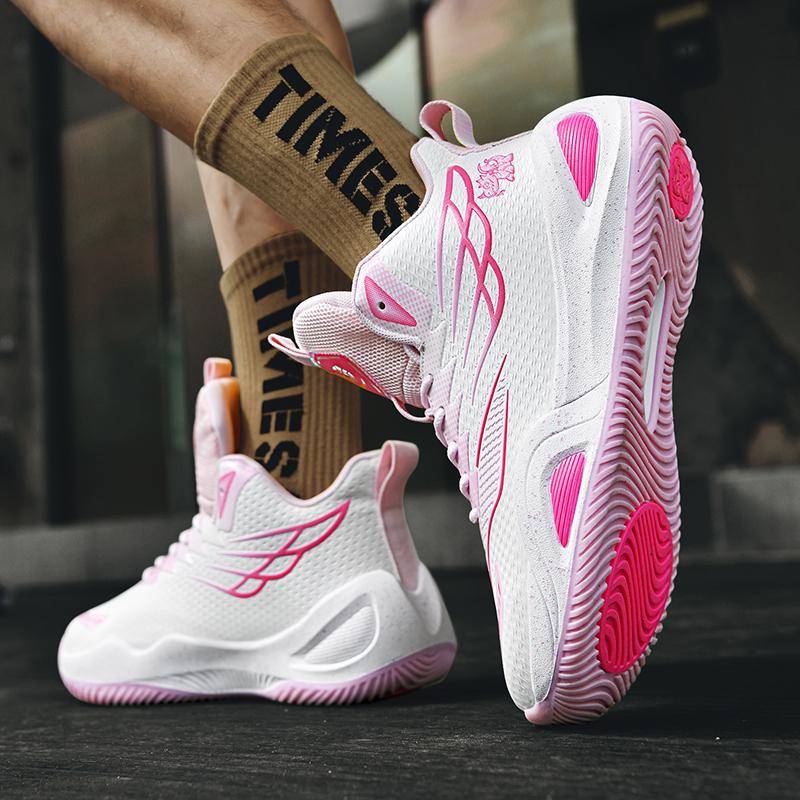 Men Basketball Shoes Field Athletic Basketball Boots Women Training Street Outdoor Cushioned Breathable Sports Tennis Sneakers
