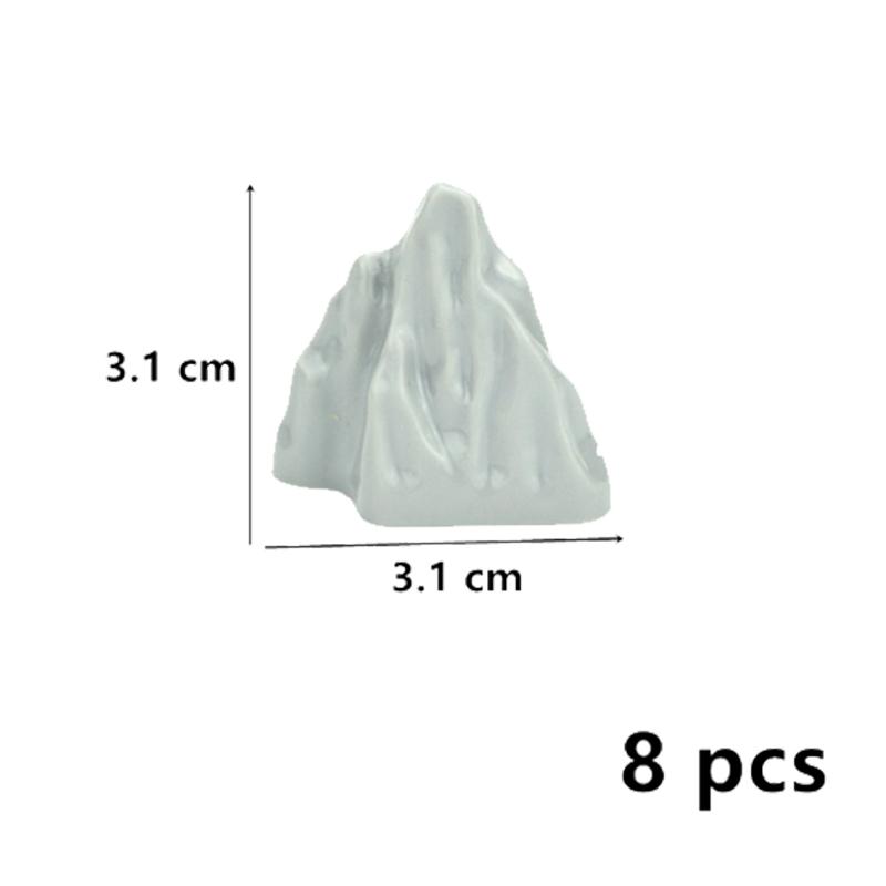 Moc Rock Panel 6082 6083 23996 47847 Скалистый горный пейзаж DIY Вид на городскую улицу Насыпной холмистый камень Строительные блоки Игрушки для подарков