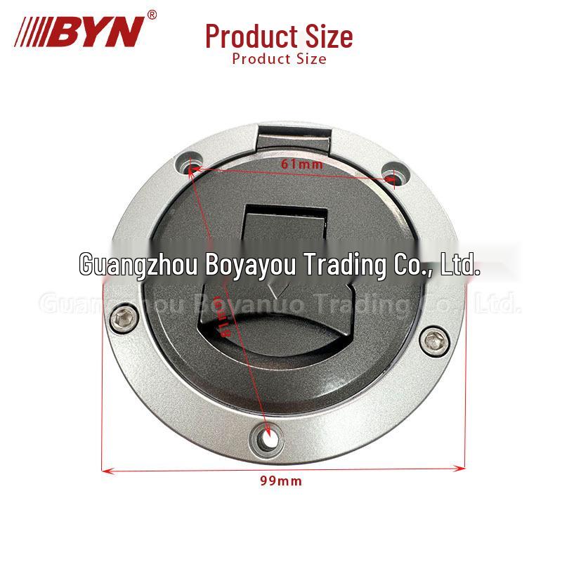 Compatible Fuel Tank Cap & Lock for Honda CBR650F, CB650F, CM300, MS125, Monkey II