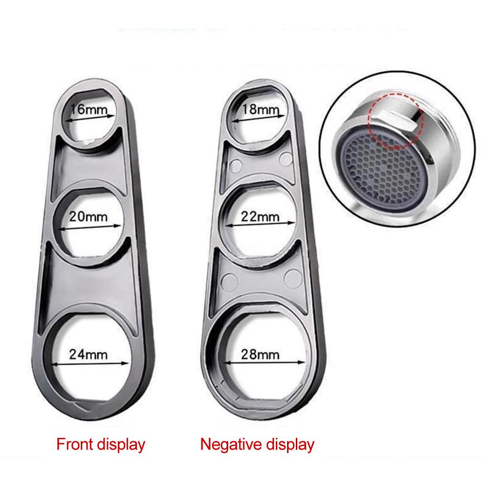 6IN1 Faucet Wrench Tool Water Outlet Aerator Wrench Faucet Nozzle Filter Repair Tool Filter Head Replacement Disassembly Tool