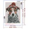 5d DIY Алмазная картина вышивка крестом животное собака алмазная вышивка мозаика полный круглый дрель домашний декор