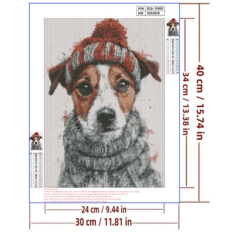 5d DIY Алмазная картина вышивка крестом животное собака алмазная вышивка мозаика полный круглый дрель домашний декор
