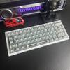 Набор колпачков для клавиатуры Cherry PC 130 клавиш Белый Черный Красный Синий Розовый Цвет Ледяной Кристалл Прозрачный Полупрозрачный Совместим с клавиатурой Wooting