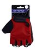 FORCE LOOK Short Finger Cycling Size 80843 Gloves, Fingerless, Red, M,