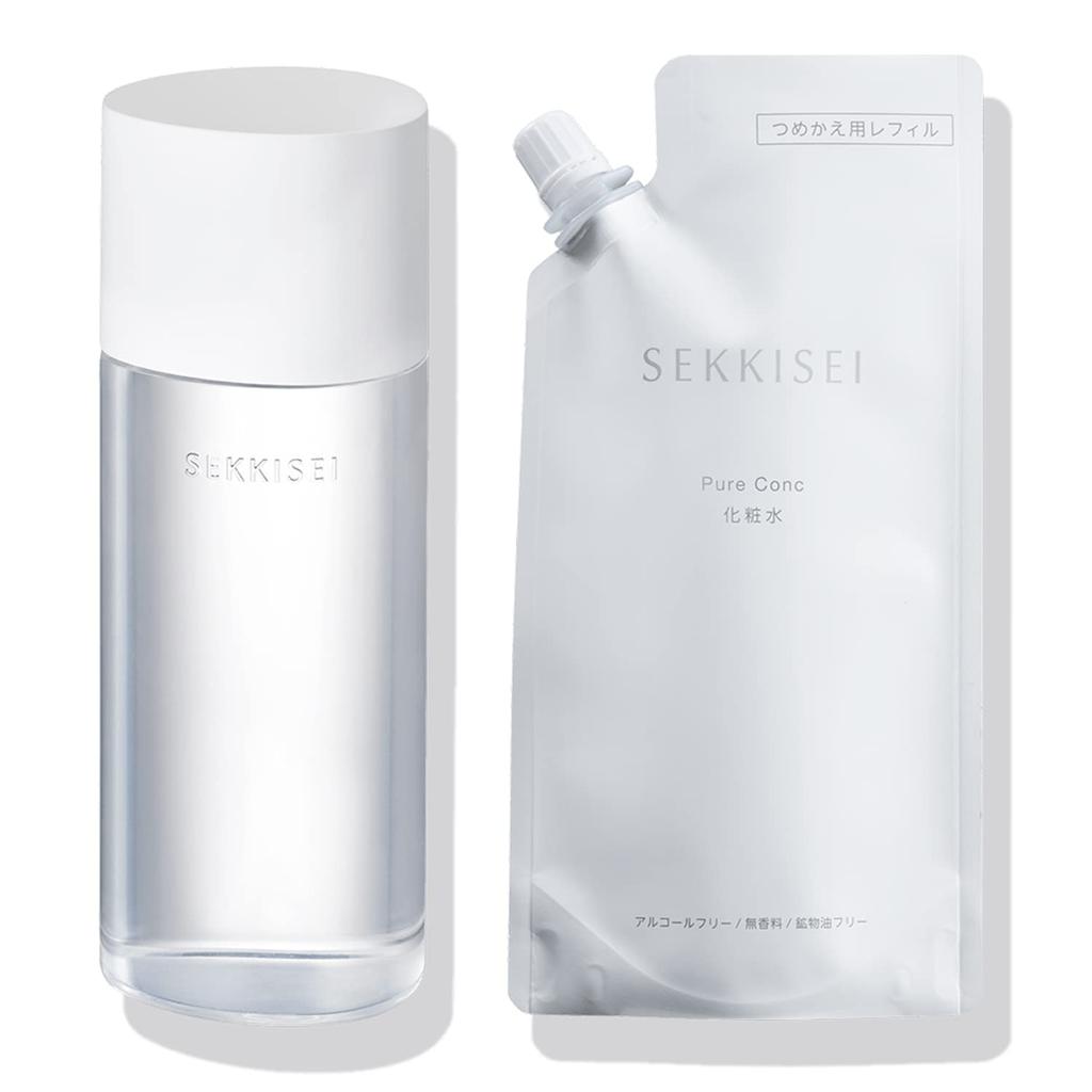 Sekkisei Clear Wellness Pure Conch Kit Лосьон 200 мл Сменный блок 170 мл Набор Бесцветный (Гипоаллергенная формула) +